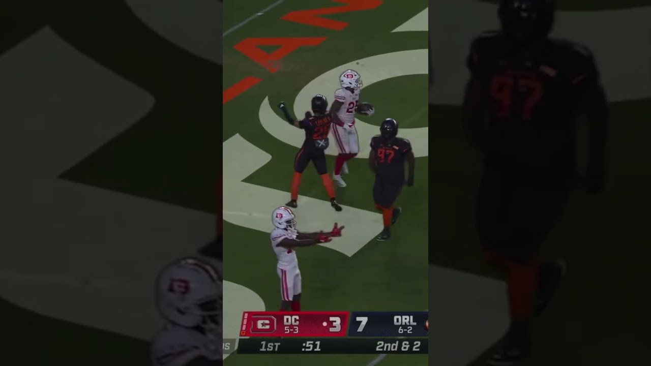 Deon Jackson Week 9 Highlights (2026) #ufl #football #sports #highlights #dc #defenders #touchdown
