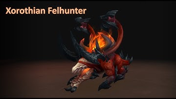 WoW Patch 10.1.5 - Xorothian (Red) Felhunter Transmog Unlock