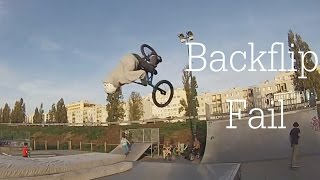 BMX Backflip fail and RKO