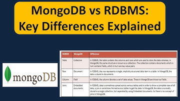 MongoDB vs RDBMS: Key Differences Explained | MongoDB Tutorial for Beginners