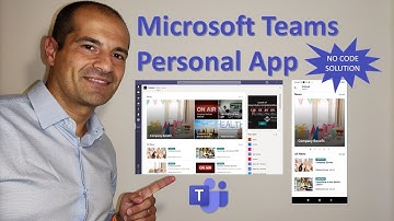 How to create Personal Apps without any line of code in Microsoft Teams