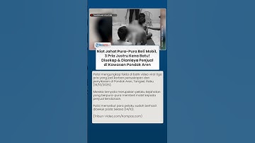 3 Pria Jadi Korban Penyekapan dan Tindak Penganiayaan, Berawal dari Modus Pura-pura Beli Mobil