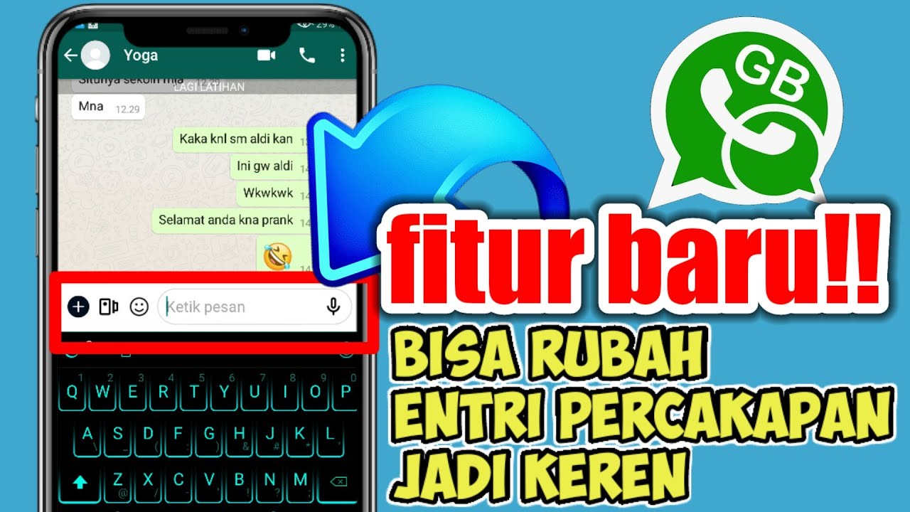 Cara membuka kunci percakapan di wa gb