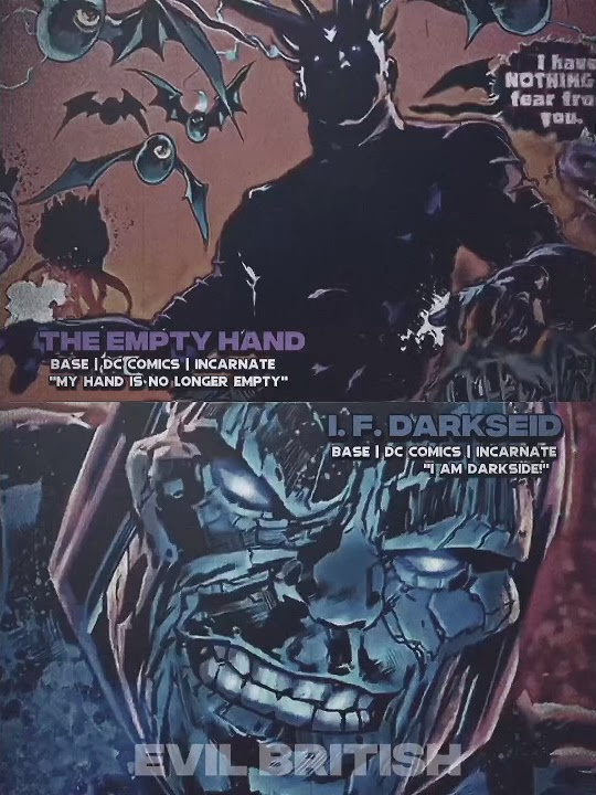 The Empty Hand vs Infinite Frontier Darkseid YouTube