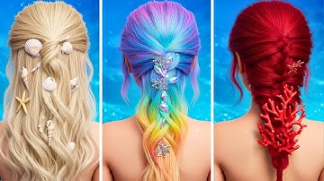 Beauty Hacks from MERMAIDS 💖 How to Become a Mermaid