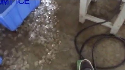 3ton Cube Ice Machine Working Video