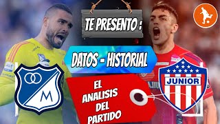 Te presento datos del Millonarios vs Junior cuadrangular hoy | Historial, análisis de los equipos