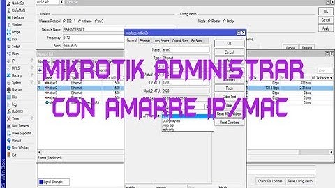 ARP amarre Ip/Mac fácil con Mikrotik