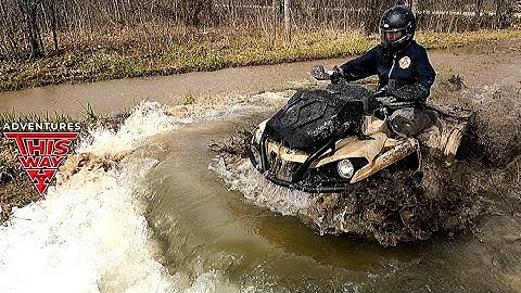 MUD Riding (In-Training) With My Wife On Her 2022 Can Am Outlander 570 XMR