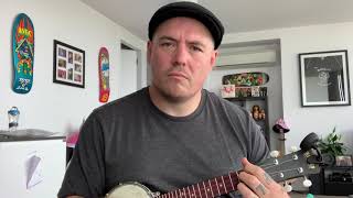 Video thumbnail of "When I'm Cleaning Windows (Cover) - George Formby Split Stroke Stutter Practice"