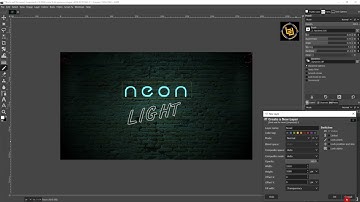 How to make simple and easy Neon Light effects in Gimp