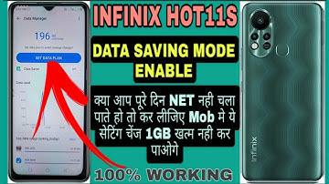 INFINIX HOT11S DATA SAVING MODE ENABLE//DATA SAVER ON IN INFINIX HOT11&11S