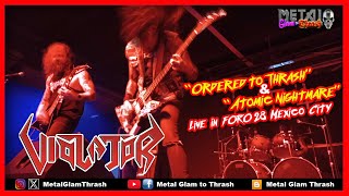 BRAZILIAN THRASHERS VIOLATOR OPENING CONCERT IN MEXICO WITH "ORDERED TO THRASH" & "ATOMIC NIGHTMARE"