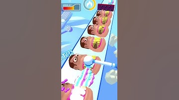Funny Mobile Game | Teeth Runner 🦷🦷  | Mobile Gameplay walkthrough (ios,Android) #shorts