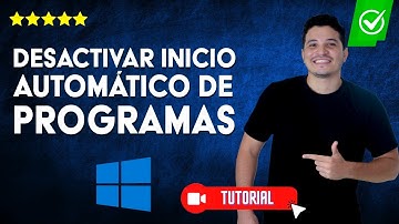 Cómo DESACTIVAR el INICIO AUTOMÁTICO de PROGRAMAS y APLICACIONES en Windows 11/10 | ✨Hazlo así🔴