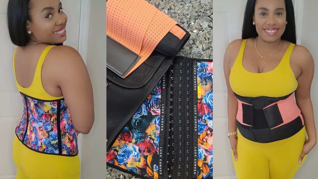 LUXX CURVES WAIST TRAINER x  WAIST TRAINER BELT  UNBOXING x REVIEW  #luxxcurves #waisttrainer 