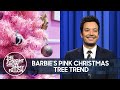 Barbie&#39;s Pink Christmas Tree Trend, a Family&#39;s $10,000 Disney Gift Card Mishap | The Tonight Show