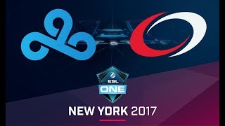 CS:GO - Cloud9 vs. compLexity [Train] Map 2 - Semifinal - ESL One New York 2017 NA Qualifier