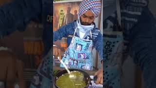 Panjab Di Sarson Ka Saag & Makki Ki Roti ??| Healthy Panjabi Dish | Indian Street Food #shorts
