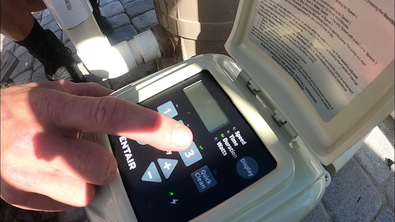 Pentair Superflo VS Pump Schedule Simply Explained YouTube