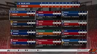 The latest news from mlb's virtual league.