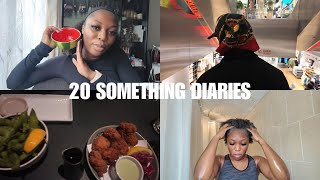 20 SOMETHING DIARIES: Wash day, date night and friend things