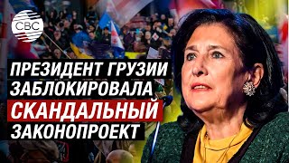 Запрет не изменится и будет передан в парламент страны — Саломе Зурабишвили