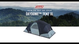 How To Set Up Your Coleman Skydome Camping Tent Xl