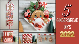 5 *BRAND NEW* Gingerbread Home Decor DIYs 2022