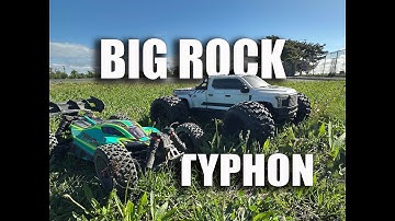BASH VIDEO! Arrma Big Rock and Typhon hitting some jumps!