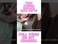 Making useable fabric from scraps | Recycled scraps into gifts | coasters | making free gifts #diy