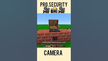 How to make a security camera in minecraft #shorts