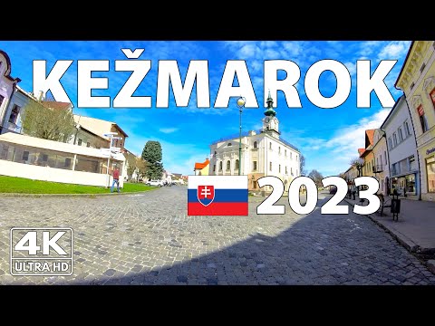 Kezmarok 2023, ☀️ Slovakia Walking Tour (4K Ultra HD) - With Captions