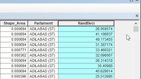 ArcGIS 10.x - Create Random Decimal Values - Python - Field Calculator