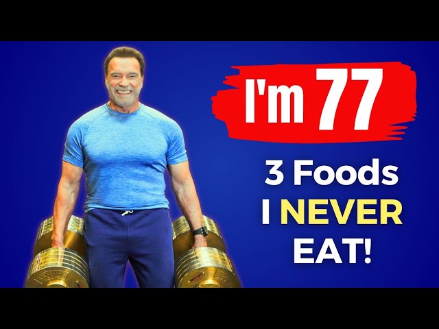 Arnold Schwarzenegger (77) still looks 49 🔥 I AVOID 3 FOODS u0026 Don't Get Old! class=