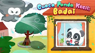 BABYBUS CUACA PANDA KECIL | BAYI PANDA BELAJAR ANTISIPASI SAAT BADAI ANGIN KENCANG screenshot 1