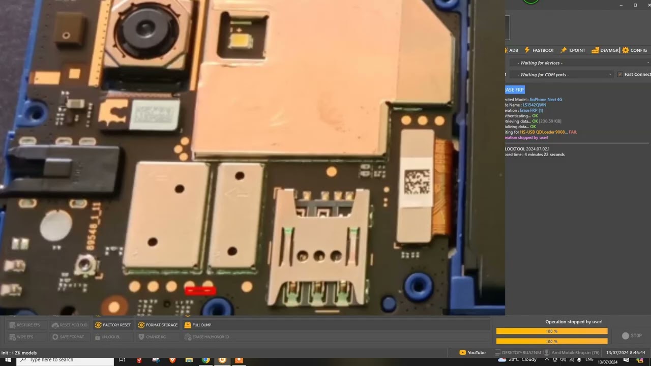 jio phone next frp bypass unlock tool
