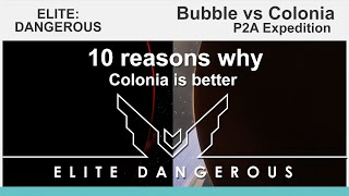 Elite Dangerous: Odyssey, 10 reasons why Colonia is better than Bubble