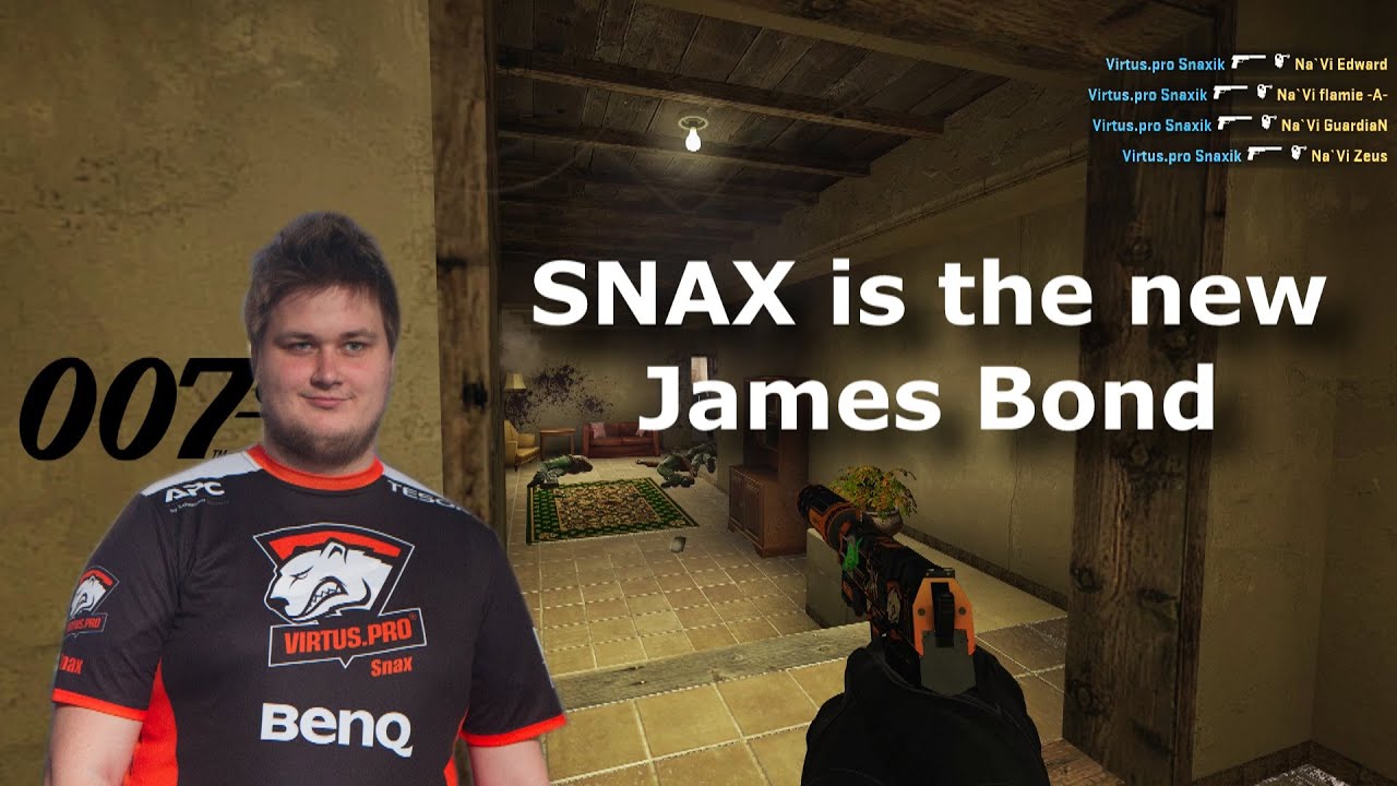 CS:GO - Snax is the new James Bond - YouTube