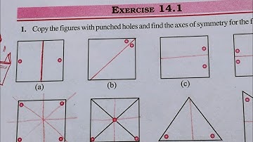 Class 7 Maths Chapter 14  l NCERT EXERCISE- 14.1 Symmetry l CBSE Board l Solution l 7th