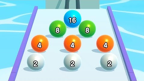 Ball Run 2048 🟥 Walkthrough Gameplay 🟢 All Levels Android iOS Mobile Game 🔥 Level 114-116