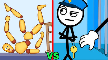 Thief Puzzle Vs Ragdoll Break - Satisfying BIG UPDATE All Levels ASMR Gameplay Android, ios