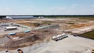 New Amazon Fulfillment Warehouse construction site Savannah /Pooler Ga 5/23/21
