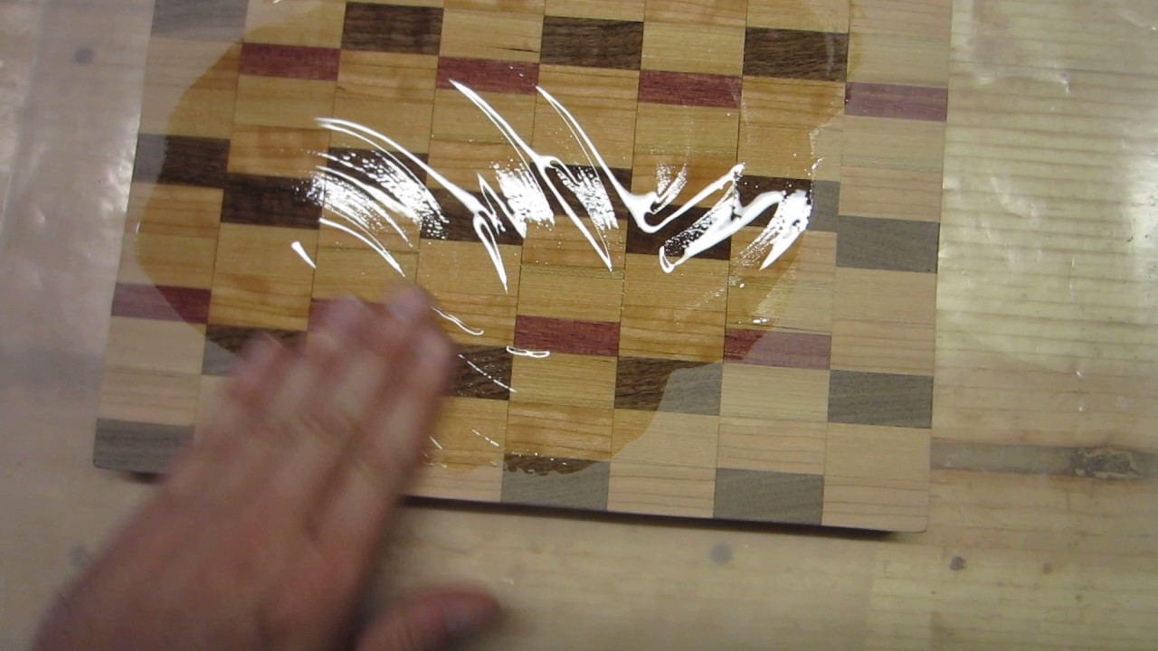 Oiling a new cutting board YouTube