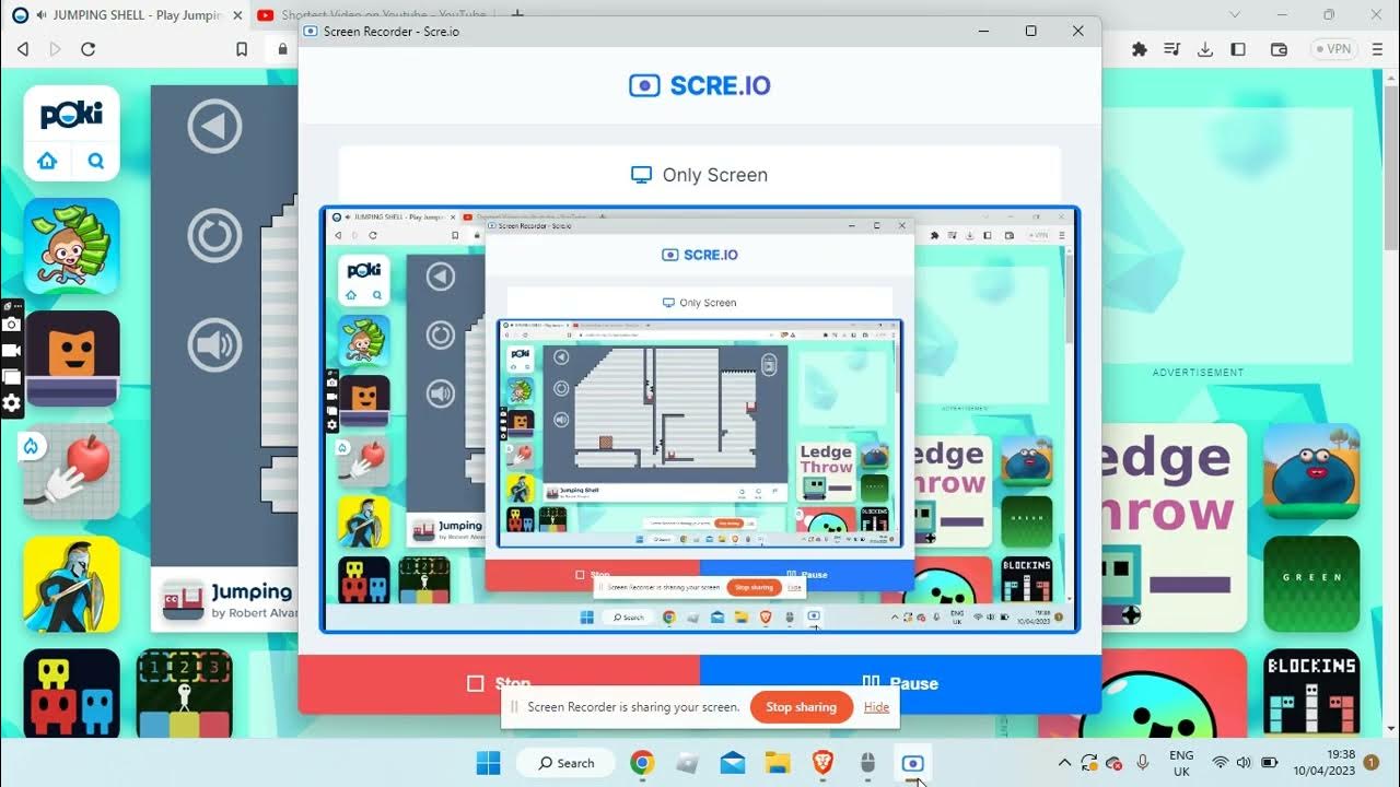PLAYING A NEW GAME ON POKI (JUMPING SHELL)pt.1 YouTube