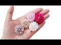 Make Easy Small Fabric Roses - Mini Fabric Flowers