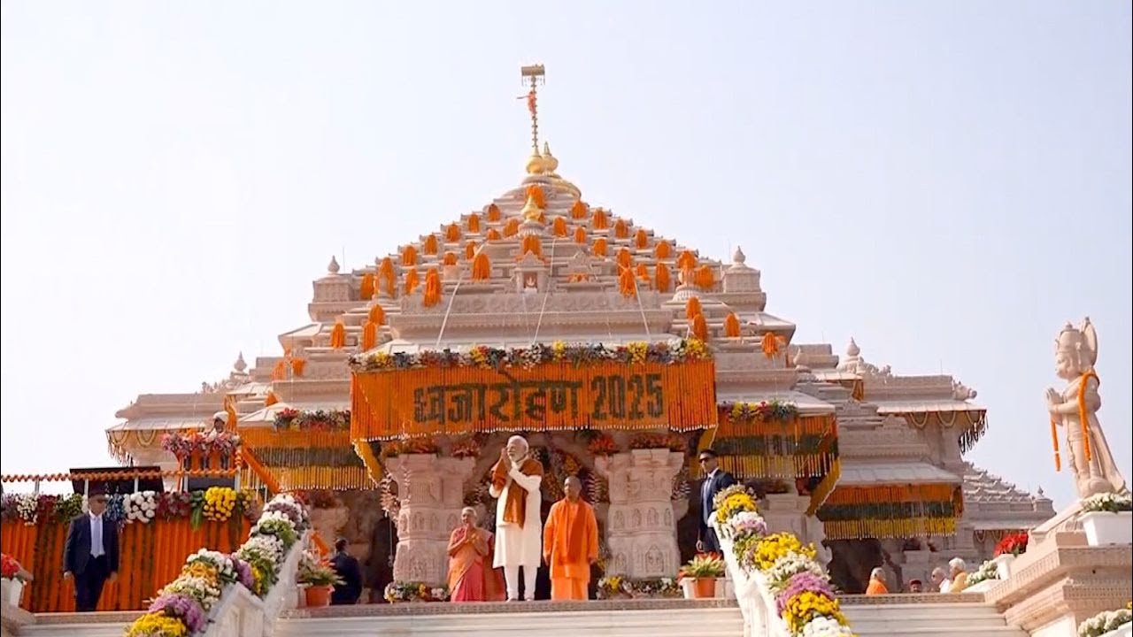 Dharma Dhwajarohan at Shri Ram Janmabhoomi Mandir, Ayodhya – A moment of immense pride & devotion