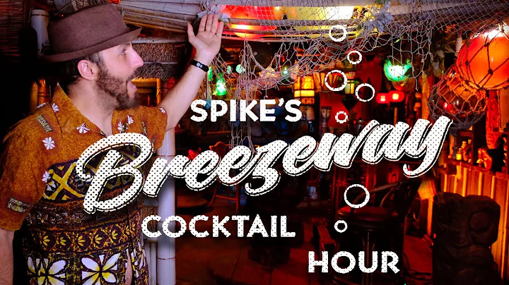Home tiki bar tour! Spike&#039;s Breezeway Cocktail Hour