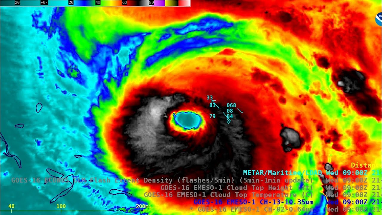 Major Hurricane Fiona Satellite Imagery.