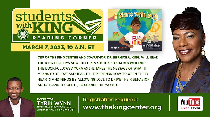 Students with King | Reading Corner with Dr. Berni...